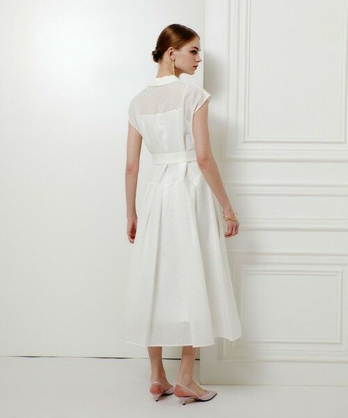 allureville / アルアバイル ロング・マキシ丈ワンピース | ◇【LOULOU WILLOUGHBY】シアージャガードテーラーワンピース | 詳細4