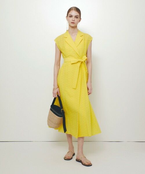 allureville / アルアバイル ロング・マキシ丈ワンピース | ◇【LOULOU WILLOUGHBY】シアージャガードテーラーワンピース | 詳細13