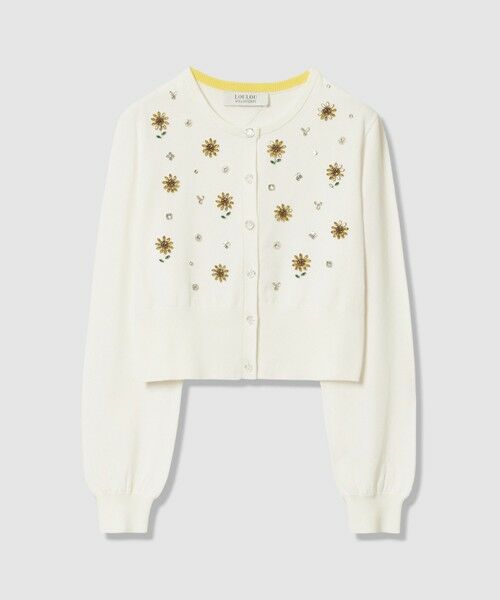 allureville / アルアバイル カーディガン・ボレロ | WEB 一部店舗限定【LOULOU WILLOUGHBY】サンフラワービジューカーディガン | 詳細6