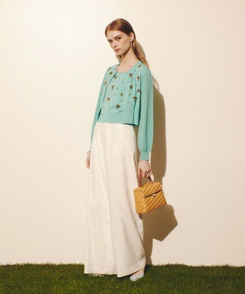 allureville / アルアバイル カーディガン・ボレロ | WEB 一部店舗限定【LOULOU WILLOUGHBY】サンフラワービジューカーディガン | 詳細12