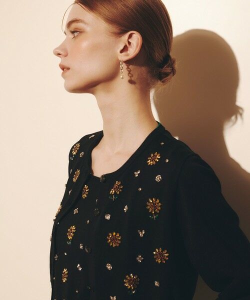 allureville / アルアバイル カーディガン・ボレロ | WEB 一部店舗限定【LOULOU WILLOUGHBY】サンフラワービジューカーディガン | 詳細18