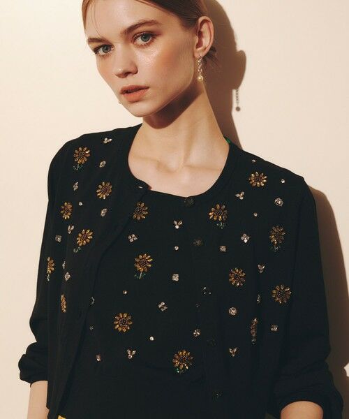 allureville / アルアバイル カーディガン・ボレロ | WEB 一部店舗限定【LOULOU WILLOUGHBY】サンフラワービジューカーディガン | 詳細19