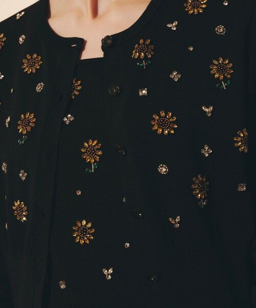 allureville / アルアバイル カーディガン・ボレロ | WEB 一部店舗限定【LOULOU WILLOUGHBY】サンフラワービジューカーディガン | 詳細20