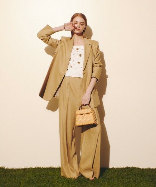 allureville / アルアバイル ニット・セーター | WEB 一部店舗限定【LOULOU WILLOUGHBY】サンフラワービジュータンクトップ | 詳細2