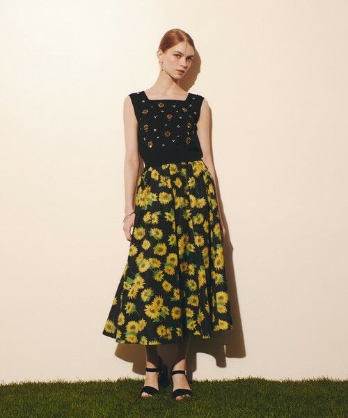 allureville / アルアバイル ニット・セーター | WEB 一部店舗限定【LOULOU WILLOUGHBY】サンフラワービジュータンクトップ | 詳細14