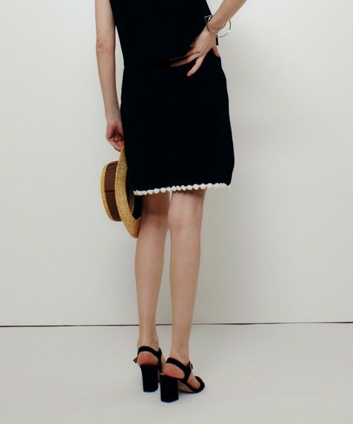 allureville / アルアバイル ミニ・ひざ丈スカート | 【LOULOU WILLOUGHBY】クロッシェフラワーミニスカート | 詳細11