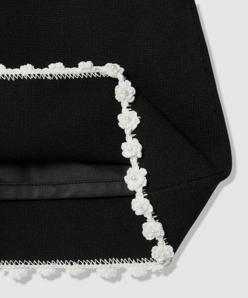 allureville / アルアバイル ミニ・ひざ丈スカート | 【LOULOU WILLOUGHBY】クロッシェフラワーミニスカート | 詳細16