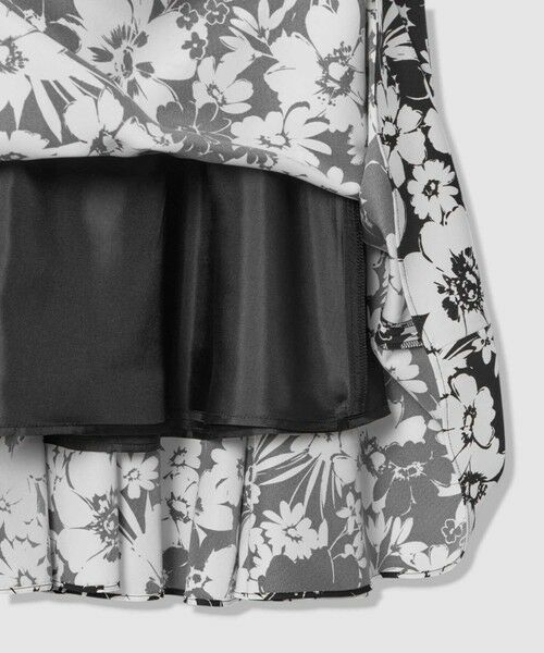allureville / アルアバイル ロング・マキシ丈スカート | WEB 一部店舗限定【LOULOU WILLOUGHBY】モノトーンフラワープリントギャザースカート | 詳細11