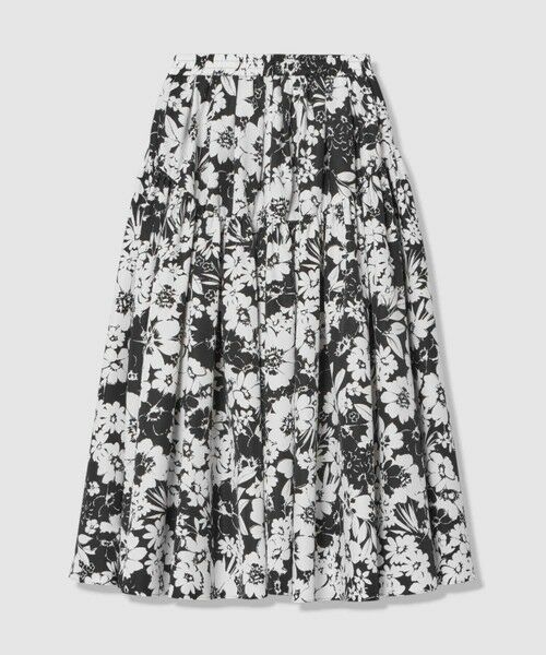 allureville / アルアバイル ロング・マキシ丈スカート | WEB 一部店舗限定【LOULOU WILLOUGHBY】モノトーンフラワープリントギャザースカート | 詳細8