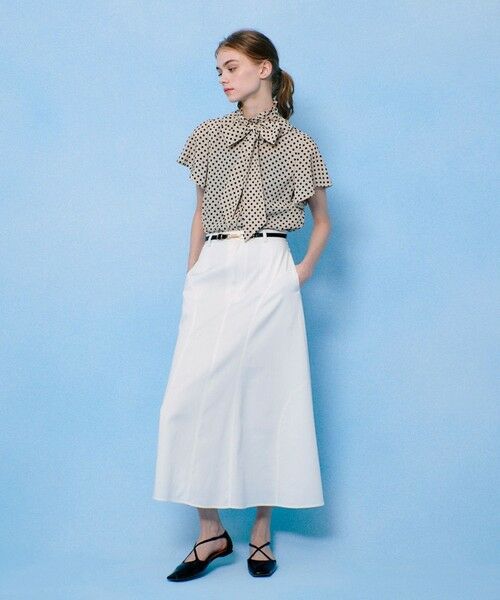 allureville / アルアバイル シャツ・ブラウス | 【LOULOU WILLOUGHBY】デシンドットフレアスリーブブラウス | 詳細4