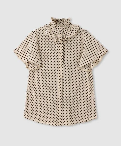 allureville / アルアバイル シャツ・ブラウス | 【LOULOU WILLOUGHBY】デシンドットフレアスリーブブラウス | 詳細7