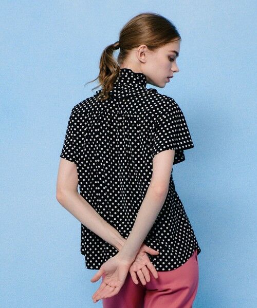 allureville / アルアバイル シャツ・ブラウス | 【LOULOU WILLOUGHBY】デシンドットフレアスリーブブラウス | 詳細23