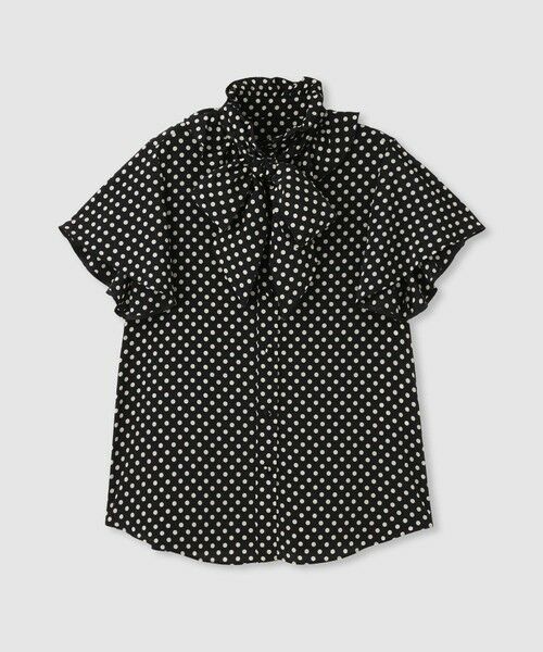 allureville / アルアバイル シャツ・ブラウス | 【LOULOU WILLOUGHBY】デシンドットフレアスリーブブラウス | 詳細25