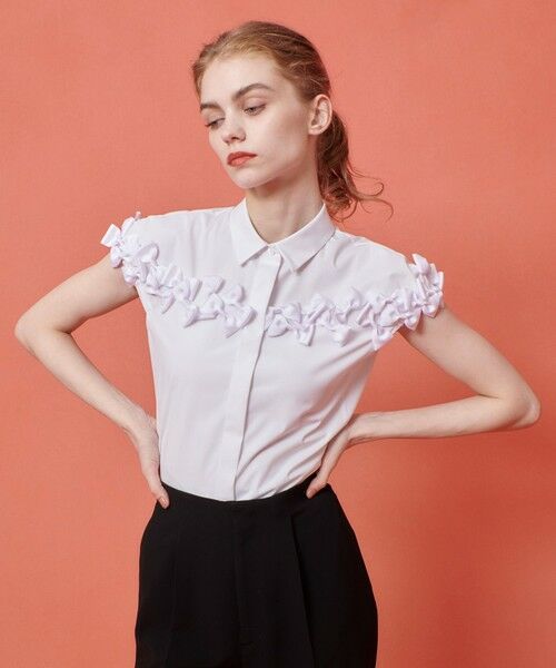 allureville / アルアバイル シャツ・ブラウス | 【LOULOU WILLOUGHBY】メニーリボンシャツ | 詳細4