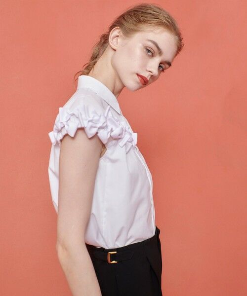 allureville / アルアバイル シャツ・ブラウス | 【LOULOU WILLOUGHBY】メニーリボンシャツ | 詳細6
