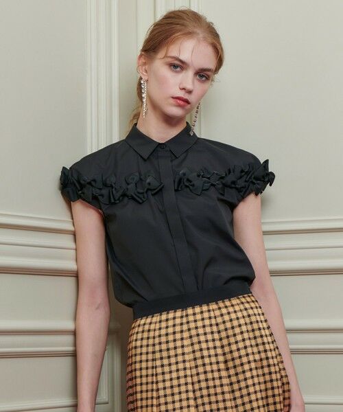 allureville / アルアバイル シャツ・ブラウス | 【LOULOU WILLOUGHBY】メニーリボンシャツ | 詳細11
