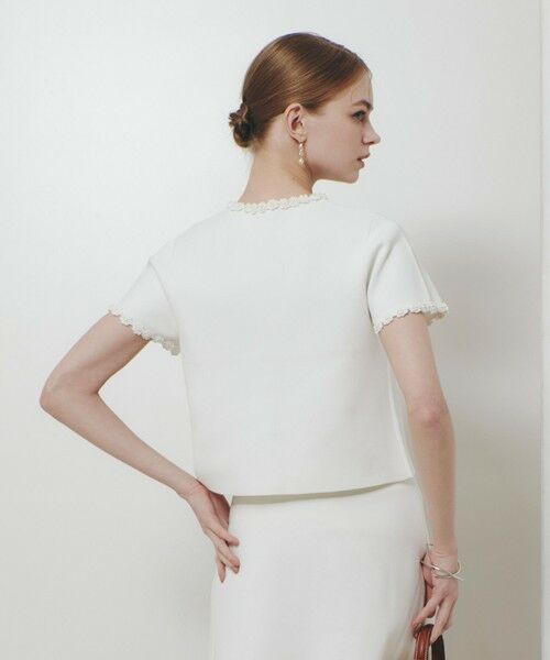 allureville / アルアバイル カーディガン・ボレロ | 【LOULOU WILLOUGHBY】クロッシェフラワージャケットカーディガン | 詳細4