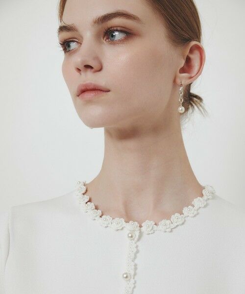 allureville / アルアバイル カーディガン・ボレロ | 【LOULOU WILLOUGHBY】クロッシェフラワージャケットカーディガン | 詳細5