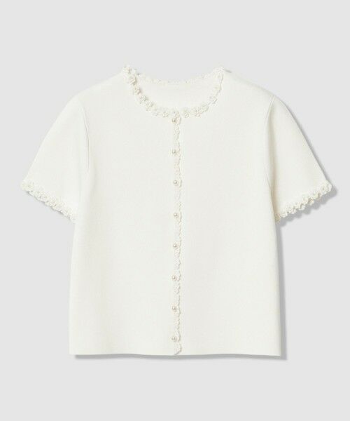 allureville / アルアバイル カーディガン・ボレロ | 【LOULOU WILLOUGHBY】クロッシェフラワージャケットカーディガン | 詳細7