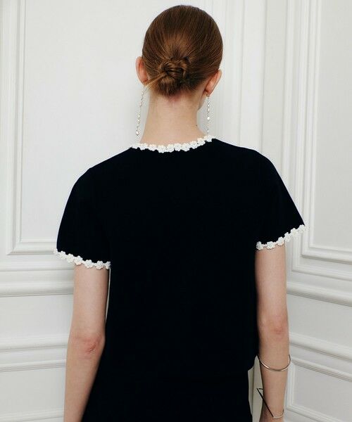 allureville / アルアバイル カーディガン・ボレロ | 【LOULOU WILLOUGHBY】クロッシェフラワージャケットカーディガン | 詳細12