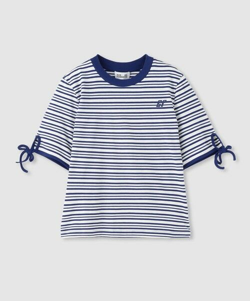 allureville / アルアバイル Tシャツ | SPOTY＆RICH VARSITY SREST TSHIRT（ネイビー (67)）