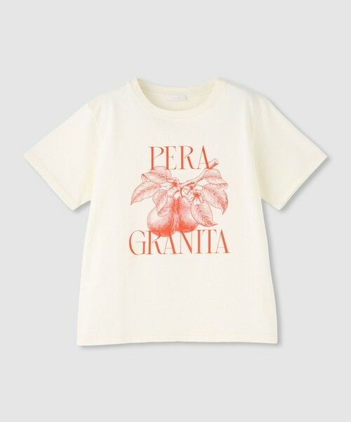 allureville / アルアバイル Tシャツ | ボタニカルグラフィックＴシャツ（アイボリー (04)）