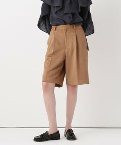 allureville / アルアバイル ショート・ハーフ・半端丈パンツ | フェイクスェードショートパンツ