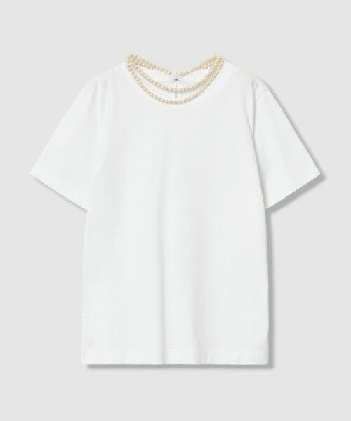 allureville / アルアバイル Tシャツ | 【LOULOU WILLOUGHBY】パールネックレスＴシャツ | 詳細5