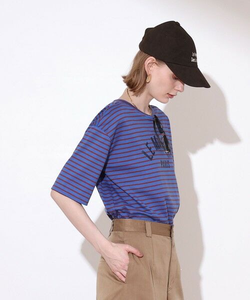 allureville / アルアバイル Tシャツ | カレッジライクロゴボーダーＴシャツ | 詳細2