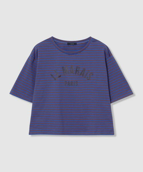 allureville / アルアバイル Tシャツ | カレッジライクロゴボーダーＴシャツ | 詳細6