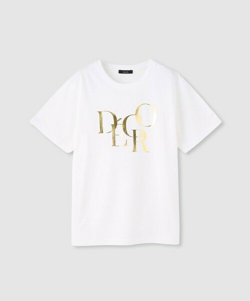 allureville / アルアバイル Tシャツ | ◇DECOR 箔ロゴT（ゴールド (30)）