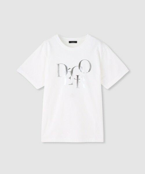 allureville / アルアバイル Tシャツ | ◇DECOR 箔ロゴT（シルバー (90)）