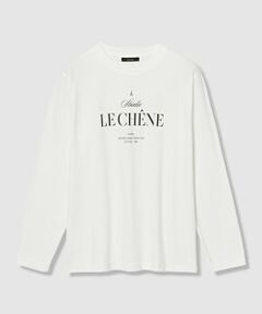 allureville / アルアバイル カットソー | ステッカーロゴロングTシャツ
