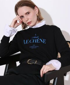 allureville / アルアバイル カットソー | ステッカーロゴロングTシャツ