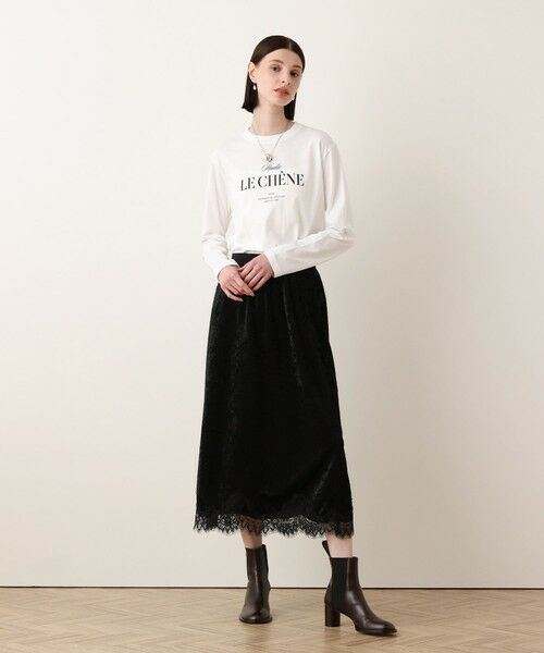 allureville / アルアバイル カットソー | ステッカーロゴロングTシャツ | 詳細4
