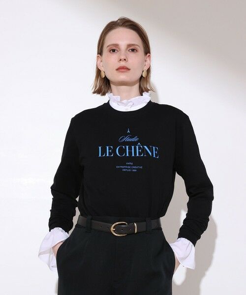 allureville / アルアバイル カットソー | ステッカーロゴロングTシャツ | 詳細7