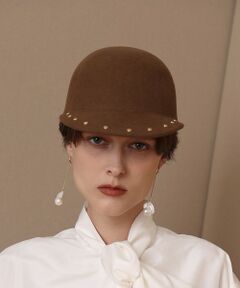 allureville / アルアバイル ハット | ウールスタッズジョッキーキャップ