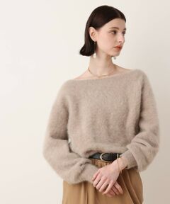 allureville / アルアバイル ニット・セーター | カシミヤブレンドファー加工プルオーバー