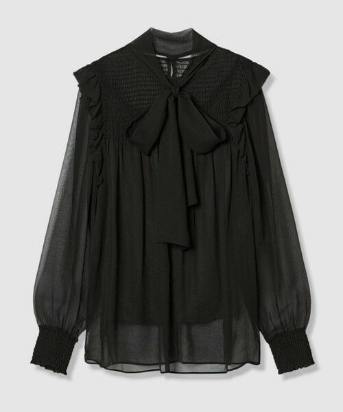allureville / アルアバイル シャツ・ブラウス | シルクシフォンシャーリングブラウス | 詳細6
