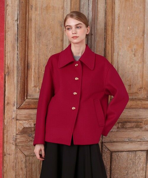 allureville / アルアバイル ダッフルコート | シャルムビーバーショートコート | 詳細1