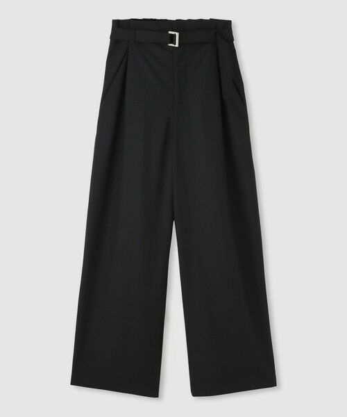 allureville / アルアバイル その他パンツ | ファインTRヨークレスパンツ（ブラック (95)）