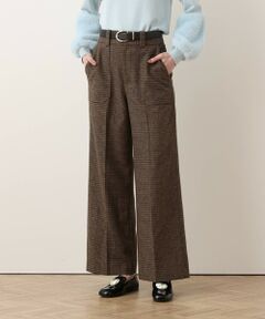 allureville / アルアバイル その他パンツ | ハウンドトゥースベイカーパンツ