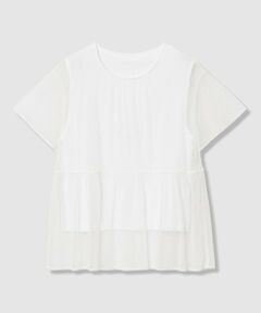 allureville / アルアバイル カットソー | ドットチュールレイヤーT