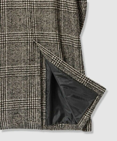 allureville / アルアバイル トレンチコート | グレンチェックスタンドカラーコート | 詳細14