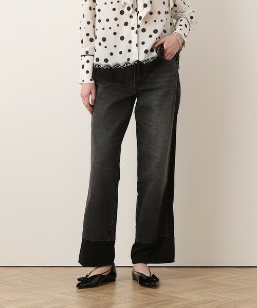 allureville / アルアバイル その他パンツ | 【FRENKEN(フランケン)】MOVE CUT HEM DENIM（チャコールグレー (94)）