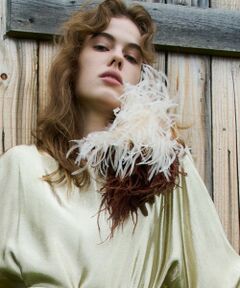 allureville / アルアバイル ブローチ・コサージュ | 【INDRESS(インドレス)】OSTRICH FEATHER BROOCH