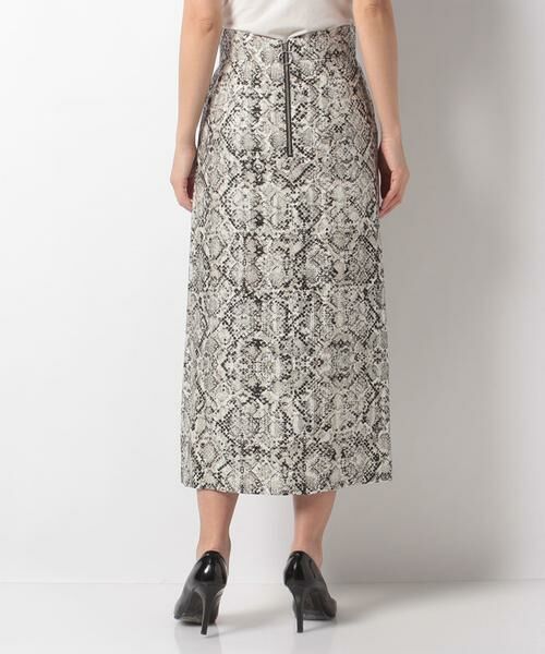 ＊＊allureville / アルアバイル スカート | パイソンプリントナロースカート | 詳細3
