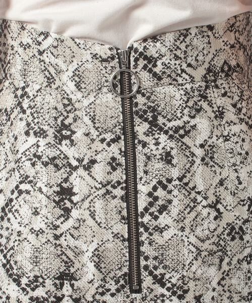 ＊＊allureville / アルアバイル スカート | パイソンプリントナロースカート | 詳細5
