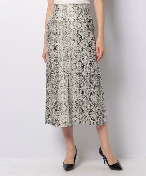 ＊＊allureville / アルアバイル スカート | パイソンプリントナロースカート | 詳細7