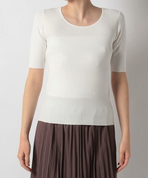 ＊＊allureville / アルアバイル ニット・セーター | レーヨンポリ前後2WAYプルオーバー | 詳細1